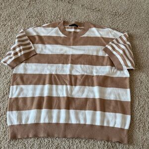 Ann Taylor stripe sweater tee